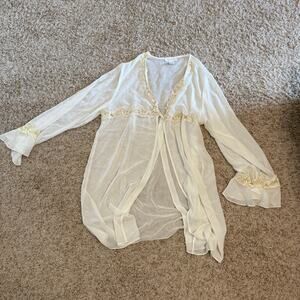 Lace Robe Tie Up